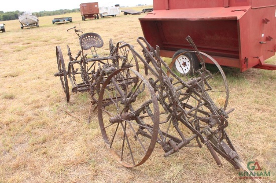 (2) Antique Farm Implements
