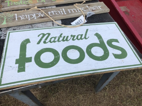 NATURAL FOODS SIGN
