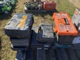 LOT (8) TOOL CASES AND BOXES
