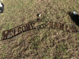 WELCOME TO THE RANCH SIGN