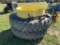 DUAL 14.9 PAR46 FIRESTONE TIRES W/12 CLAMPS