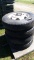 LOT(4) 8/19.5 MOTORHOME TIRES & WHEELS