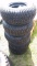 (5) 205/65-10 LOADSTAR TIRES