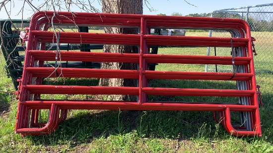 NEW 5X10FT RED LIVESTOCK PANEL