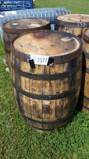 55 GALLON WHISKEY BARRELS