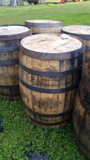 55 GALLON WHISKEY BARRELS