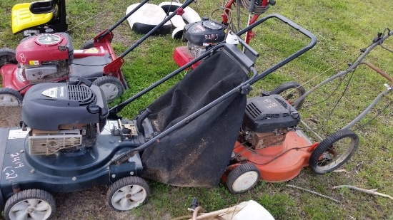 LOT-CHIPPER, LAWN VACCUM, HUSQVARNA PUSH MOWER