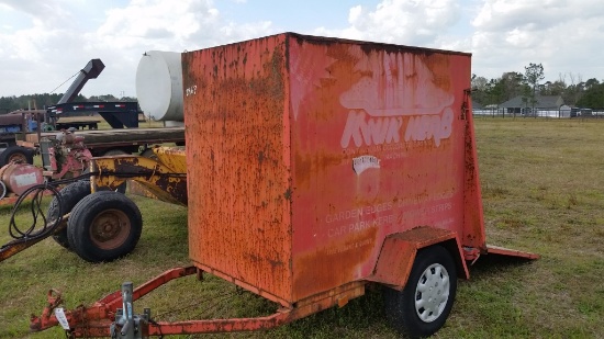 4X6 HOMEMADE UTILTIY TRAILER W/SIDES