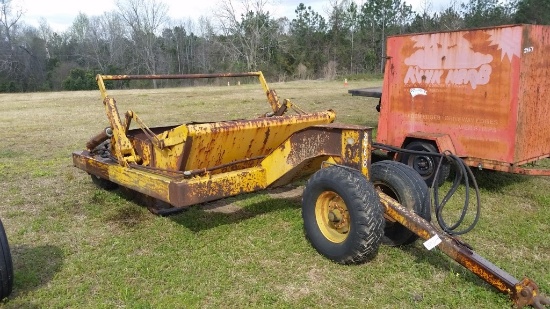 8FT PULL BEHIND DIRT PAN
