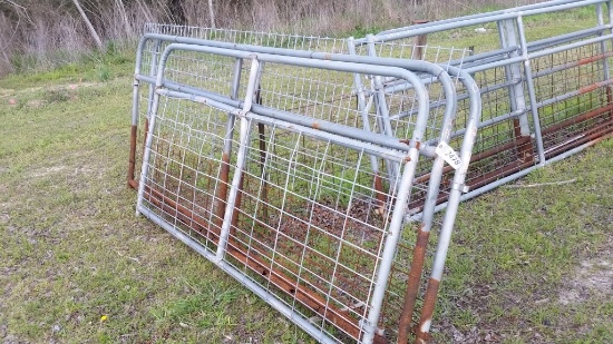 (3) GALVANIZED GATES