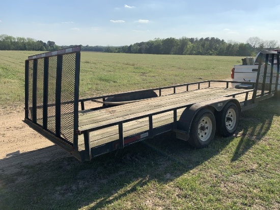 20FT TANDEM AXLE UTILITY TRAILER W/TITLE