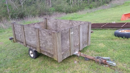 5X8 LAWN MOWER TILT TRAILER