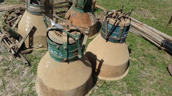 (2) COLE FERTILIZER DISTRIBUTOR