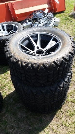 (3) 23X10.50-12 TIRES AND RIMS