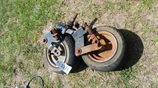 (2) DIXIE CHOPPER TIRES W/RIMS