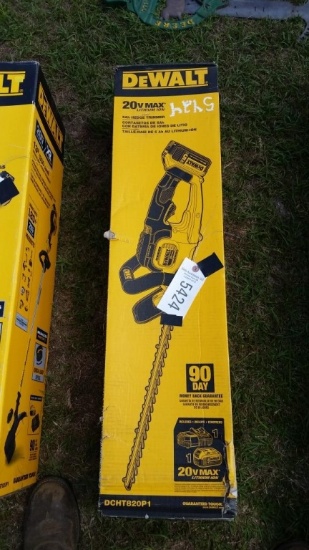20V DEWALT CORDLESS HEDGE TRIMMER