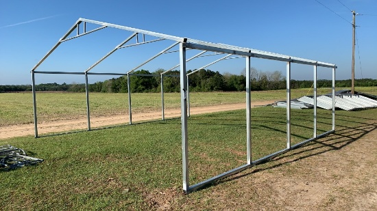 23W X 24L GALVANIZED STEEL BUILDING FRAME