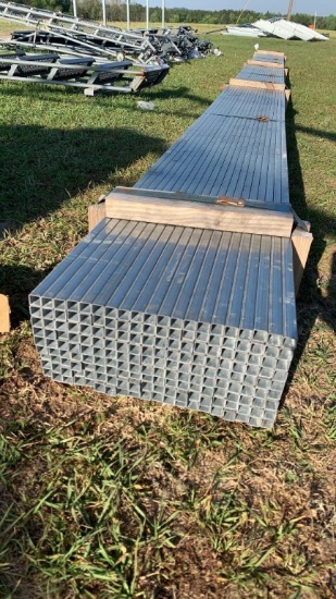 (180) PCS 24FT LONG 3/4IN SQUARE GALVANIZED