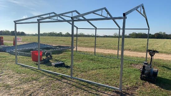 15x16 GALVANIZED STEEL BUILDING FRAME