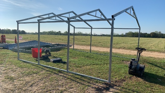 15x16 GALVANIZED STEEL BUILDING FRAME