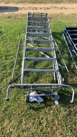 10FT PLATFORM WAREHOUSE LADDER