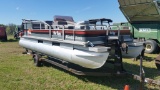 BASS BUGGY PONTOON BOAT & TRAILER