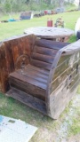 WOOD SEAT-SPOOL