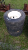 (3) CARLISLE 20.5/8/10 TIRES