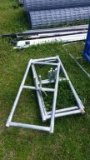 NEW (9) GALVANIZED PANEL STANDS