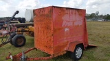 4X6 HOMEMADE UTILTIY TRAILER W/SIDES