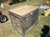 36W X 46L X 39H WOODEN BOX W/HANDLES