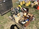 PALLET OF MISC TOOLS & PARTS