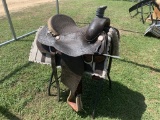 BILLY COOK 14IN SADDLE W/STAND