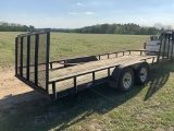 20FT TANDEM AXLE UTILITY TRAILER W/TITLE