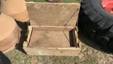 WOODEN AMMO BOX