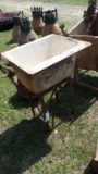 ANTIQUE CAST IRON SINK