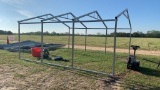 15x16  GALVANIZED STEEL BUILDING FRAME