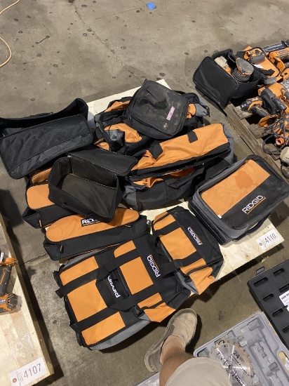 ASSORTED RIDGID TOOL BAGS