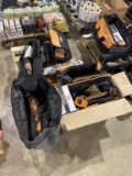 ASST RIDGID HAND TOOLS AND BAG