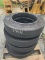 NEW (4) HUTCHINSON SOLID FORKLIFT TIRES 395/85/20-