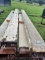 (4) 6INX12INX15FT RECTANGLE 1/4IN RED IRON BEAMS