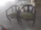 LOT (2) WOOD CHAIRS
