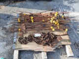 LOT-STEEL CHAIN AND STAKES