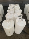 (10) 15 GALLON POLY DRUMS