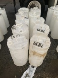 (10) 15 GALLON POLY DRUMS