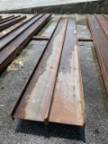 (2) 15INX19.6FTX1/2IN THICK STEEL I-BEAMS