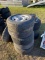 Lot Of Various Sized Tires And Rims