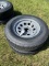 (2) New 205/75/r15 Tire & 5 Lug Rims
