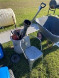 Lot-shovel, Saw, Trash Can, Nail Gun, Misc.