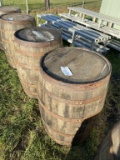 (2) Whiskey Barrels